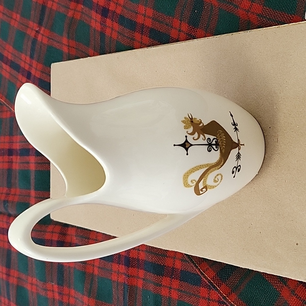Edwin Knowles Weathervane Rooster Cream Pitcher
